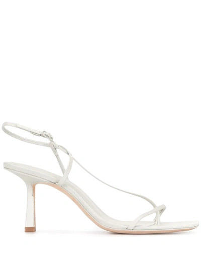 Studio Amelia Strappy Design Sandals In White