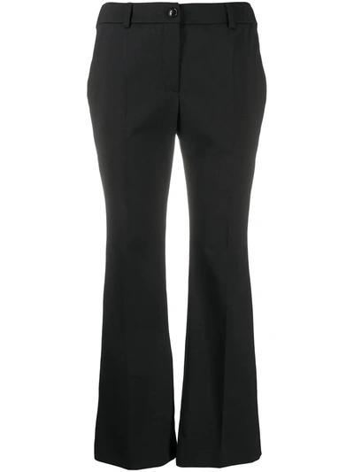 Boutique Moschino Black Bootcut Trousers