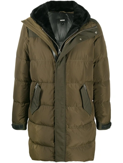 Mackage Reynold Quilted Coat In Green