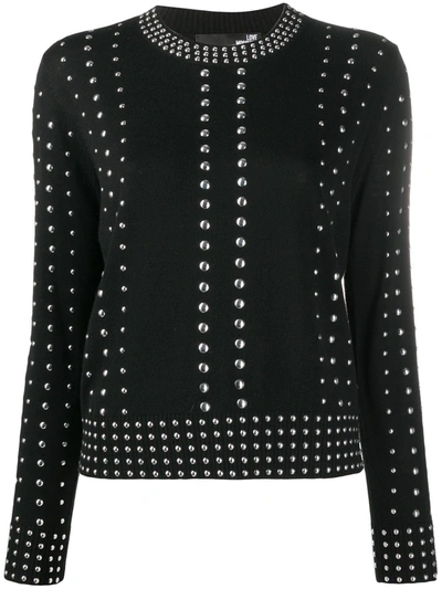 Love Moschino Studded Jumper In Black