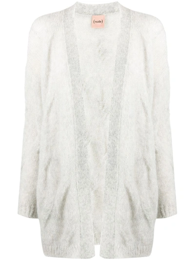Nude Chunky-knit Cardigan In Grey