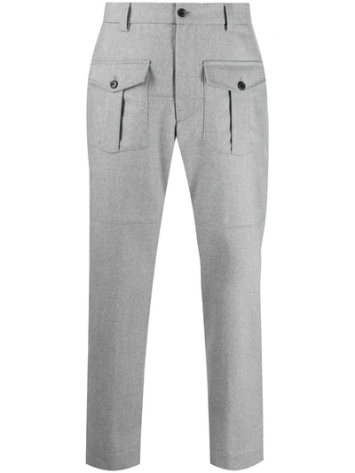 Gabriele Pasini Casual Wide-leg Trousers In Grey
