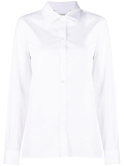 Ports 1961 Long Sleeve Buttoned Shirt In White