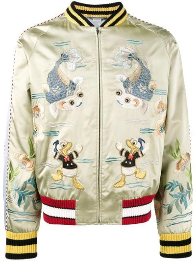 Gucci Donald Duck Bomber Jacket | ModeSens