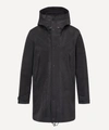 Ten C Cyclone Lightweight Parka Coat In Black