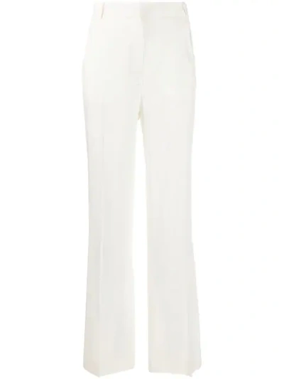 Jacquemus Le Trouseralon Moyo Flared Trousers In White