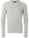 Drumohr Crew Neck Sweater In Grey