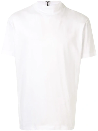 N°21 Mock Neck T-shirt In White