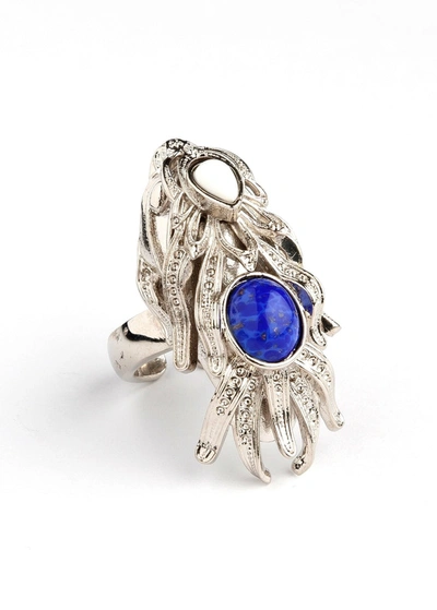 Sonia Petroff Silver Dragonfish Luxury Ring
