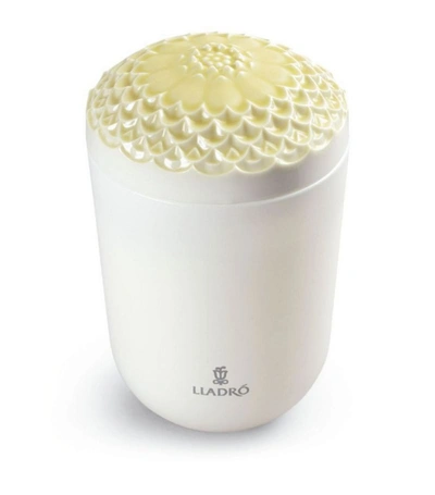 Lladrò Tropical Blossoms Echoes Of Nature Candle In Yellow