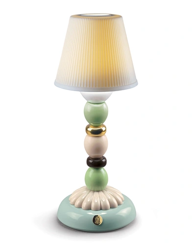 Lladrò Palm Firefly Golden Fall Table Lamp In Multi