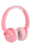 Altec Lansing 2-in-1 Bluetooth(r) Kids Safe Headphones In Pink