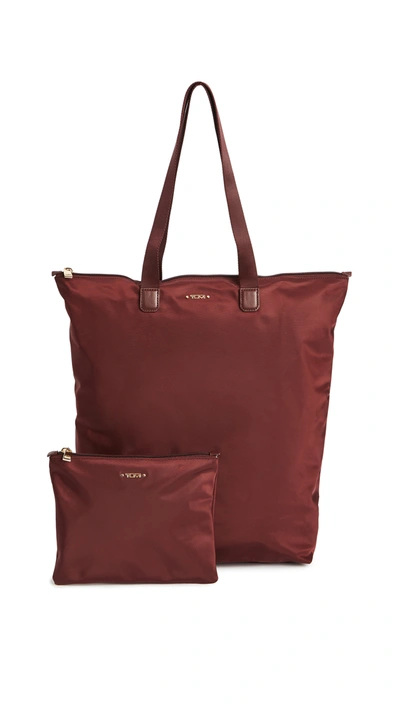 Tumi Voyageur Just In Case North/south Tote In Cordovan