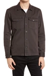 Allsaints Spotter Button-up Shirt Jacket In Dark Garnet Red