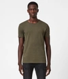 Allsaints Figure Tee In Seaweed Green