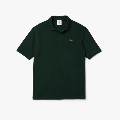 Lacoste Men's  Live Loose Fit Cotton Piqué Polo Shirt In Green