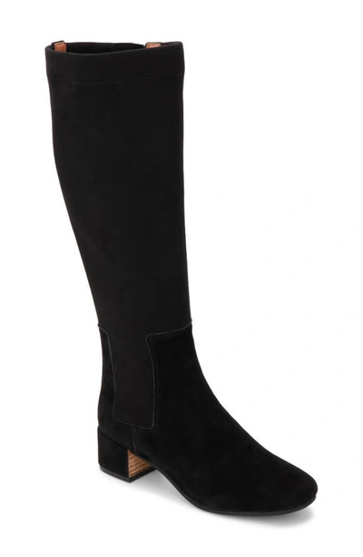 Gentle Souls By Kenneth Cole Ella Stretch Knee High Boot In Black