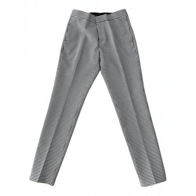 Pre-owned Giambattista Valli Wool Slim Pants In Other