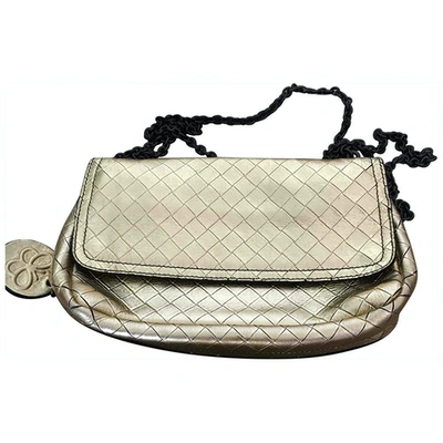 Pre-owned Bottega Veneta Gold Leather Handbag