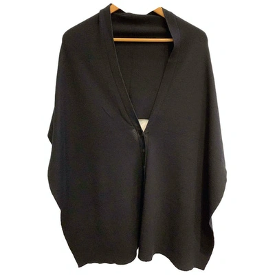 Pre-owned Balenciaga Cashmere Cardi Coat In Black