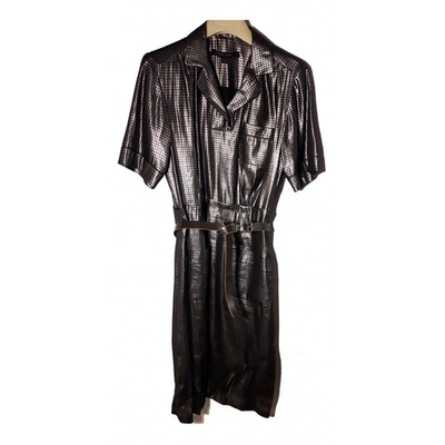 Pre-owned Marc Jacobs Silver Silk Dress