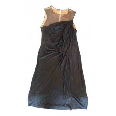 Pre-owned Alessandro Dell'acqua Mini Dress In Black