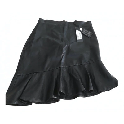 Pre-owned Just Cavalli Mini Skirt In Black