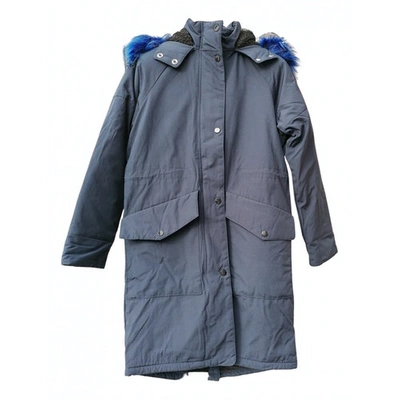 Pre-owned Whistles Blue Cotton Coat