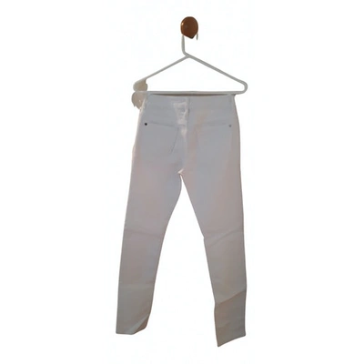 Pre-owned Closed Straight Jeans In White