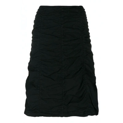 Pre-owned Romeo Gigli Mini Skirt In Black