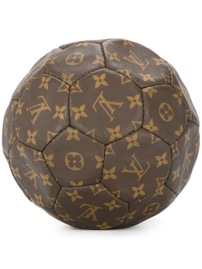 Pre-owned Louis Vuitton Soccer Ball Monogram Canvas Bag In Brown