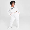 Nike Women's Sportswear Essential Jogger Pants (plus Size) In White