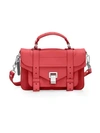Proenza Schouler Women's Tiny Ps1 Leather Satchel In Flame Red