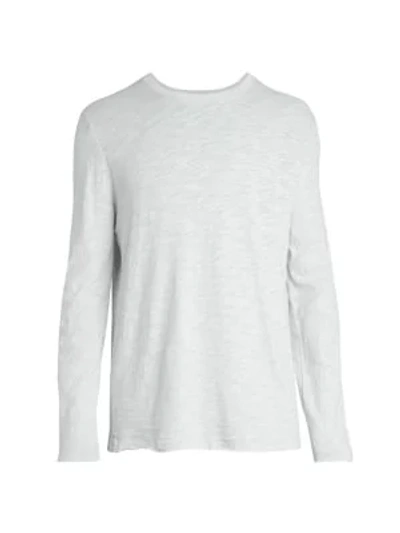 Atm Anthony Thomas Melillo Men's Long Sleeve T-shirt In Silver