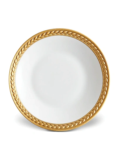 L'objet Soie Tressee 24k Gold/porcelain Dish
