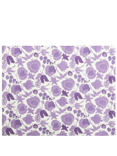 La Doublej Placemat Set - Wildbird Viola Small In Purple