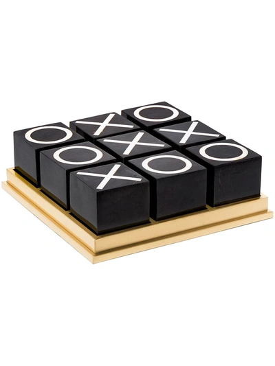 L'objet Shell Tic-tac-toe Set In Black