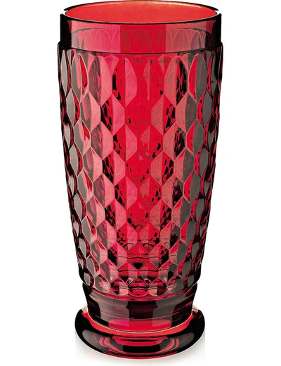 Villeroy & Boch Ston Highball Glass In Red