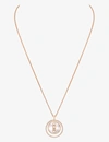 Messika Women's Pink Gold Lucky Move 18ct Rose-gold, Diamond And Mother-of-pearl Necklace