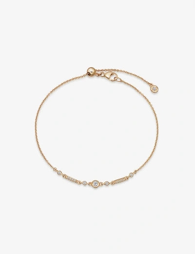 Astley Clarke Mini Icon Nova Yellow-gold And Diamond Bracelet