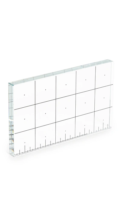 Areaware Glass Ruler In Clear