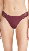 B.tempt'd By Wacoal B.bare Thong In Windsor Wine