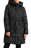 Ralph Lauren Diamond Quilted Down Puffer Coat In Black