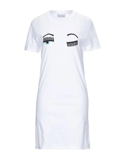 Chiara Ferragni Short Dresses In White
