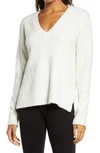 Ugg Cecilia V-neck Pullover Sweater In Cream
