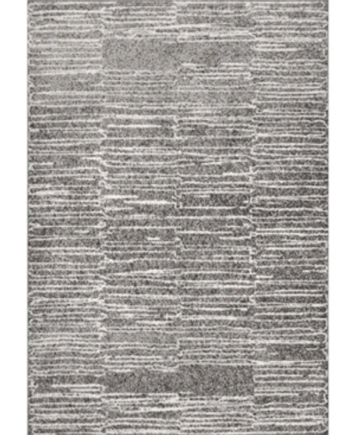 Nuloom Smoky Erminia Shaded Stripes Gray 5' X 8' Area Rug