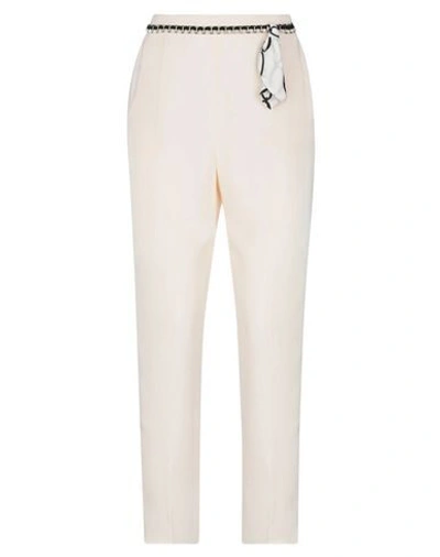 Elisabetta Franchi Pants In White