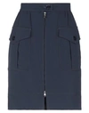 Emporio Armani Midi Skirts In Dark Blue
