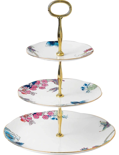 Wedgwood Butterfly Bloom 3-tier Cake Stand In Multi
