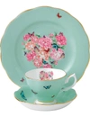 Royal Albert Miranda Kerr Blessings 3-piece Tea Set In Green/blessings